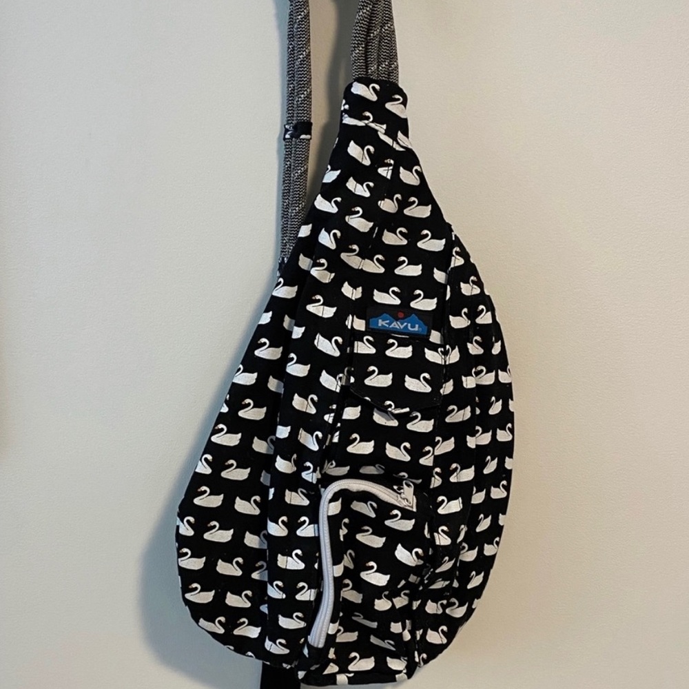 Kavu Backpack with Swan Design